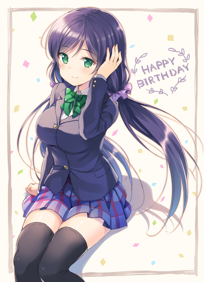 tojo nozomi (love live! and 1 more) drawn by kurasawa_moko