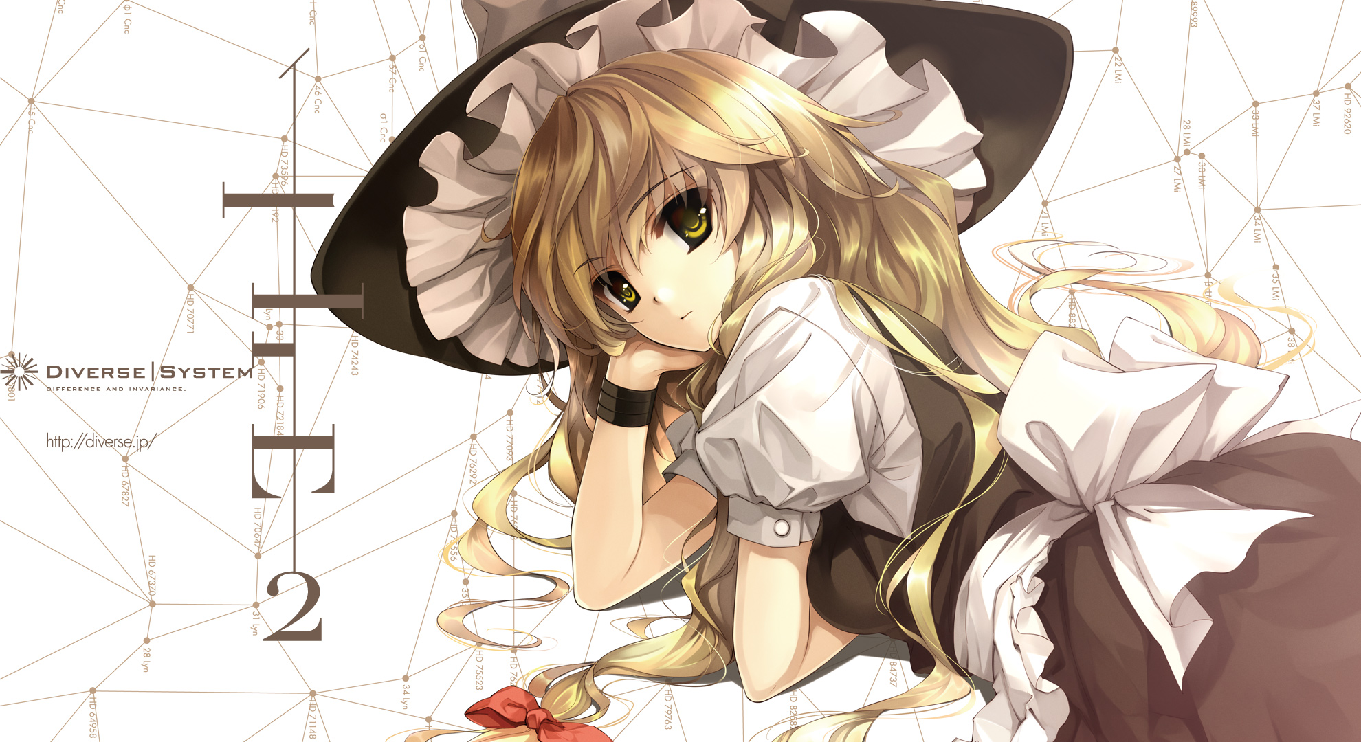 Kirisame Marisa Touhou Drawn By Diverse System And Misaki Kurehito Danbooru