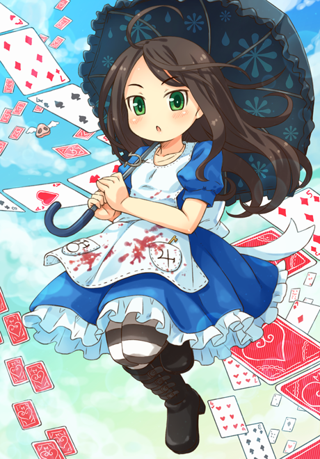 alice liddell (american mcgee's alice and 1 more) drawn by mizuno_mumomo