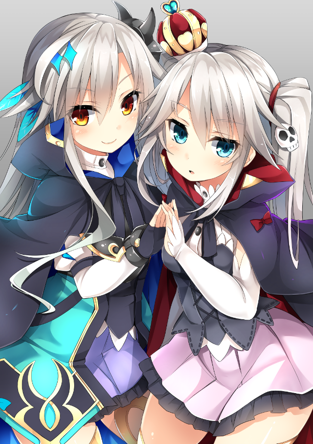 sybilla and patel (sennen sensou aigis) drawn by kaguyuu