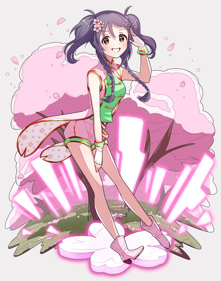 miyoshi sana (idolmaster and 2 more) drawn by ich.