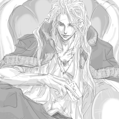 setzer gabbiani (final fantasy and 1 more) drawn by nishi_(west_24)