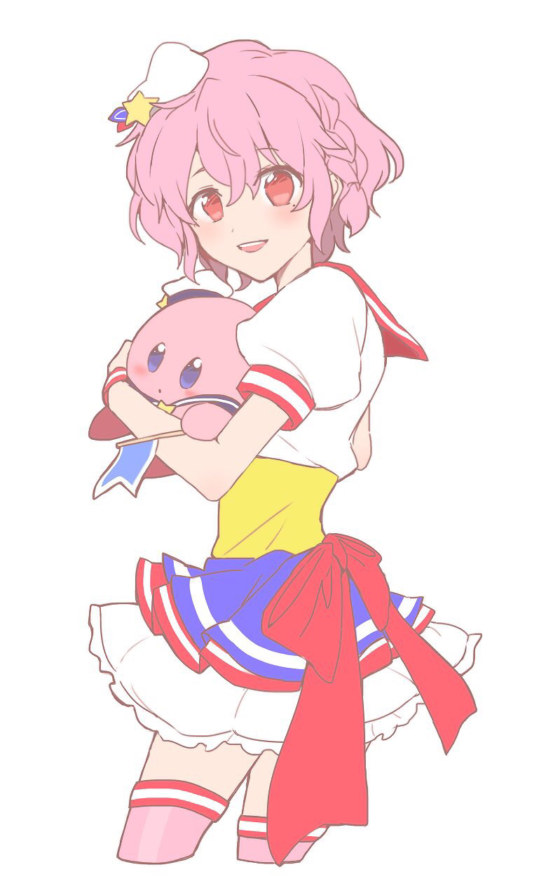 kirby and reona west (kirby and 2 more) drawn by nojima_minami