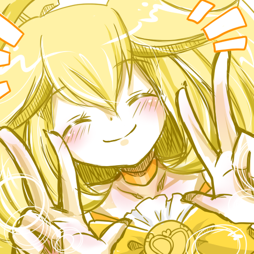 kise yayoi and cure peace (precure and 1 more) drawn by dane2424