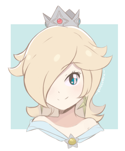 rosalina (mario) drawn by chocomiru