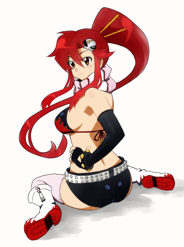 yoko littner (tengen toppa gurren lagann) drawn by kazunari