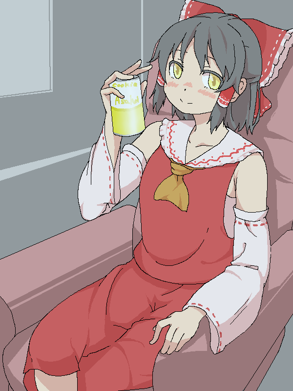 hakurei reimu and sananana (touhou and 1 more) drawn by sagamiko