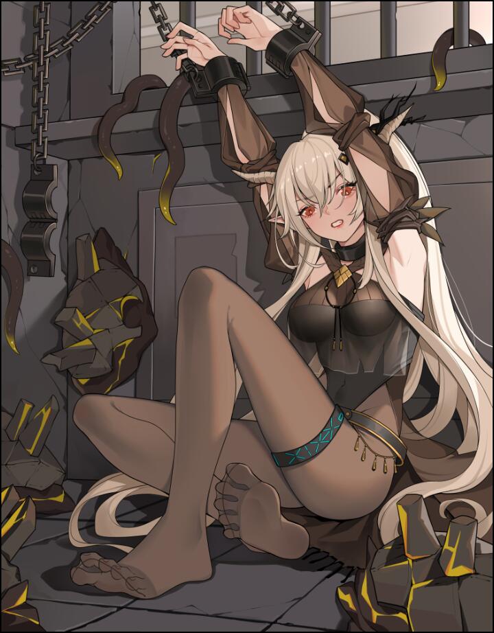 shining (arknights) drawn by xssh
