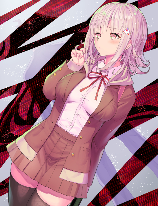 nanami chiaki (danganronpa and 2 more) drawn by matanonki