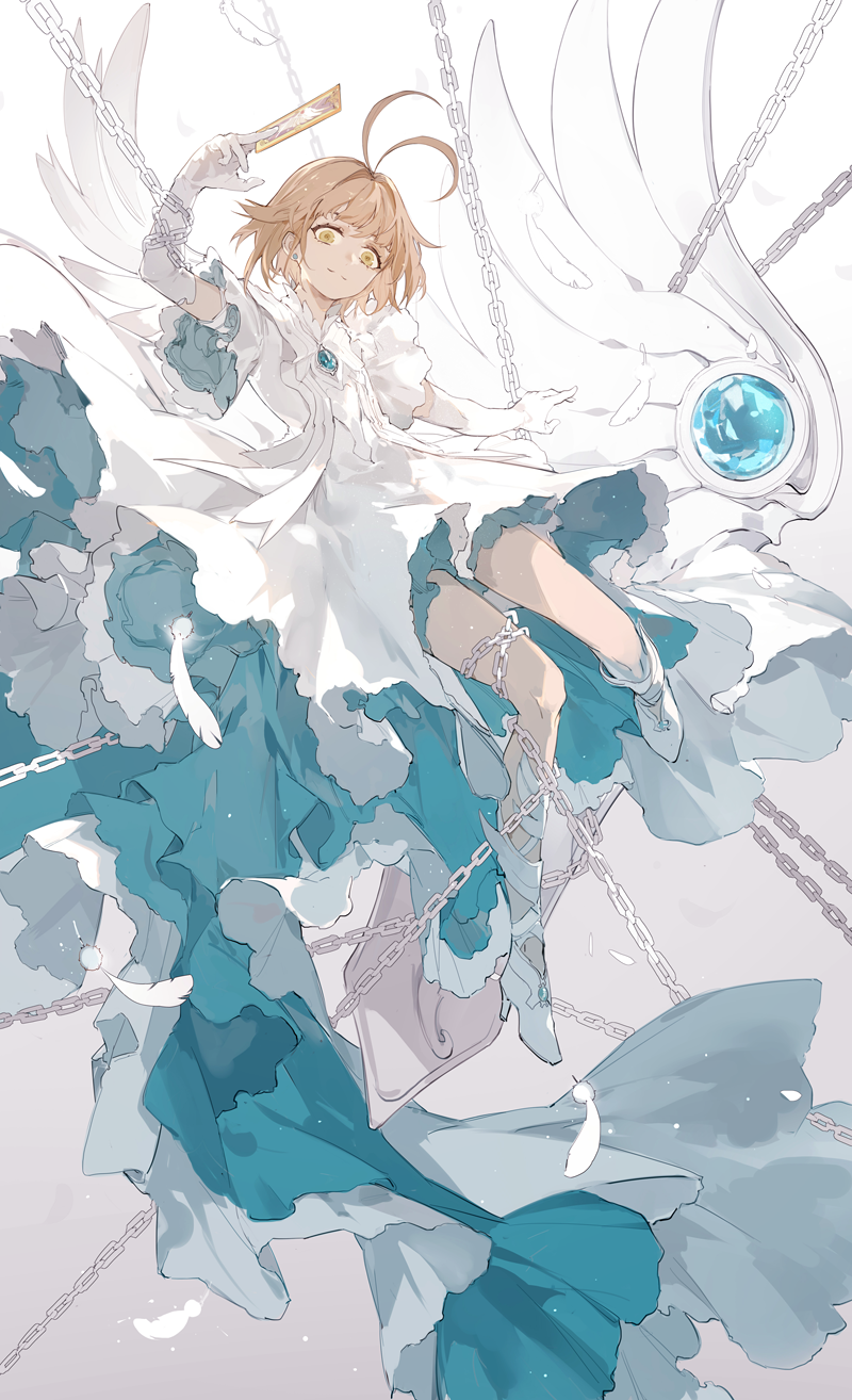 kinomoto sakura and shield (cardcaptor sakura) drawn by nine_(liuyuhao1992)
