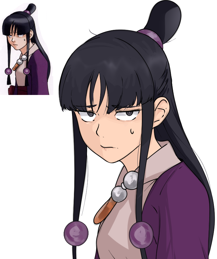 maya fey (ace attorney) drawn by tavi_(hosheezus)