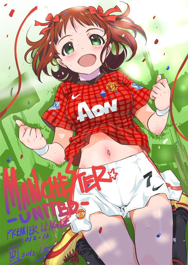 amami haruka and antonio valencia (idolmaster and 2 more) drawn by inoue_sora