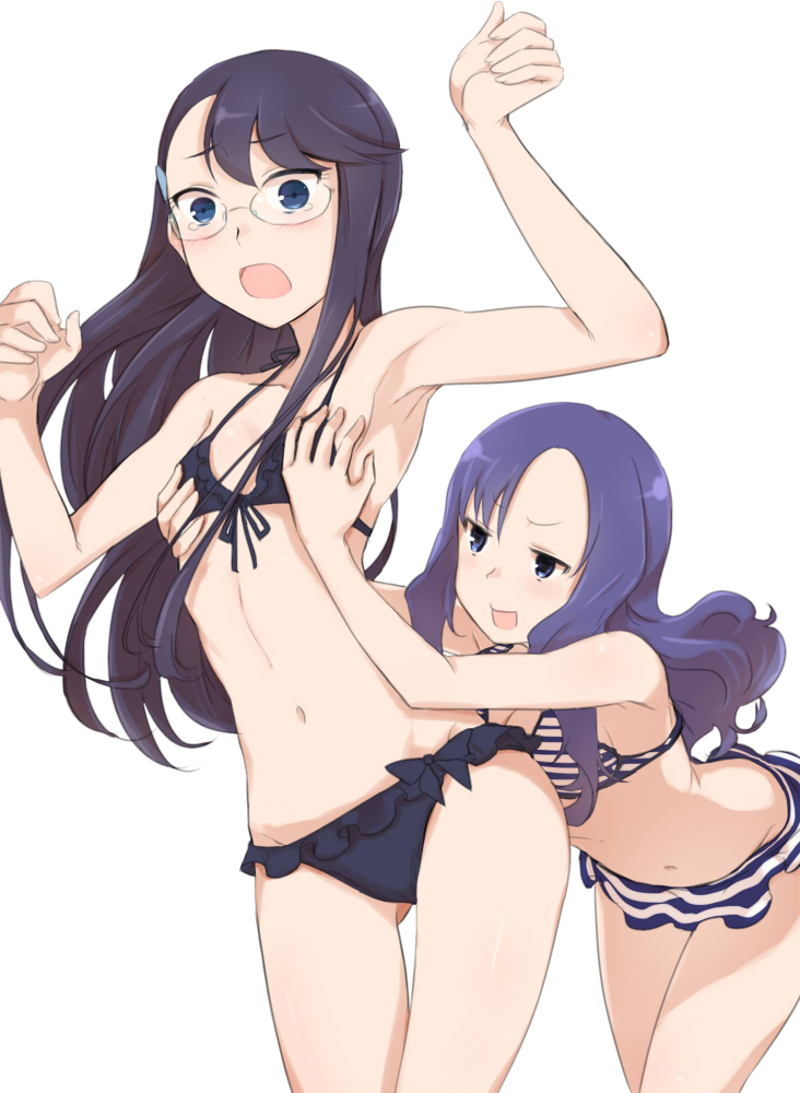 tsukikage yuri and kurumi momoka (precure and 1 more) drawn by minatsuki_randoseru