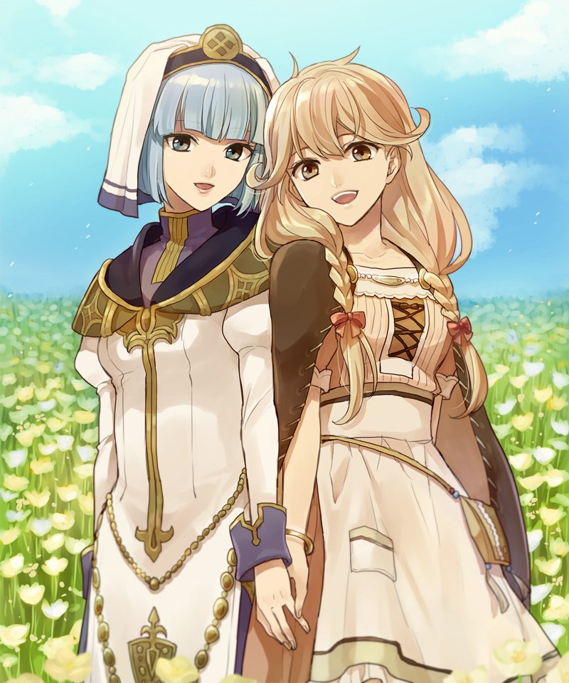 faye and silque (fire emblem and 1 more) drawn by akke