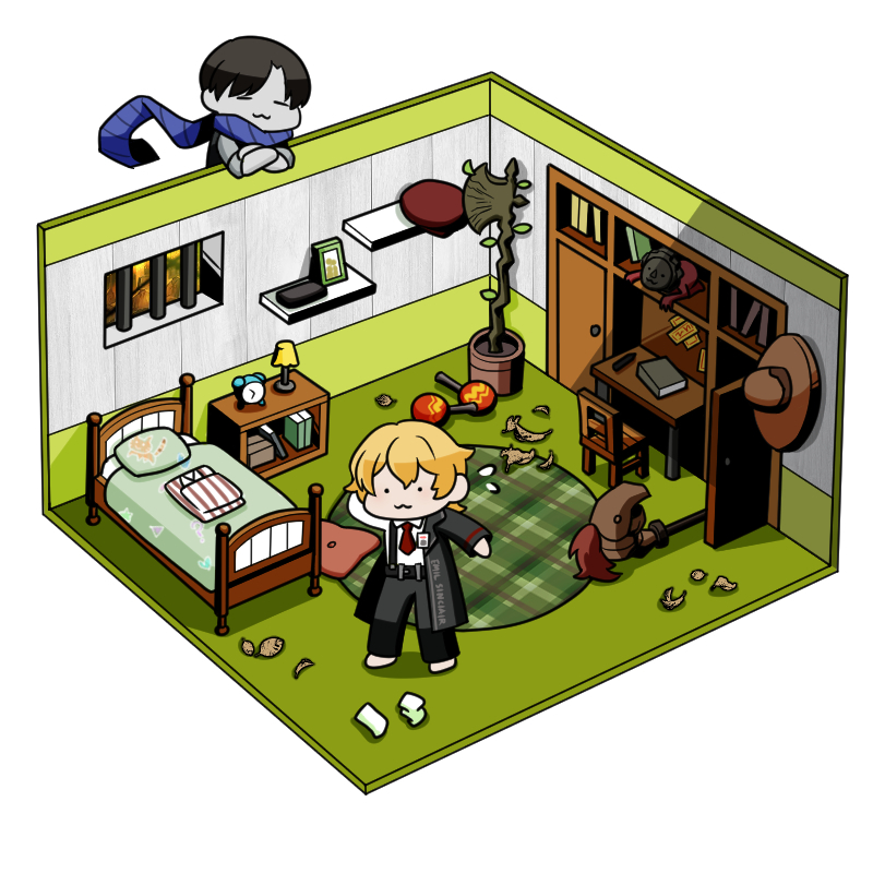 sinclair, demian, and doomsday clay doll (project moon and 1 more) drawn by pa_rsnip