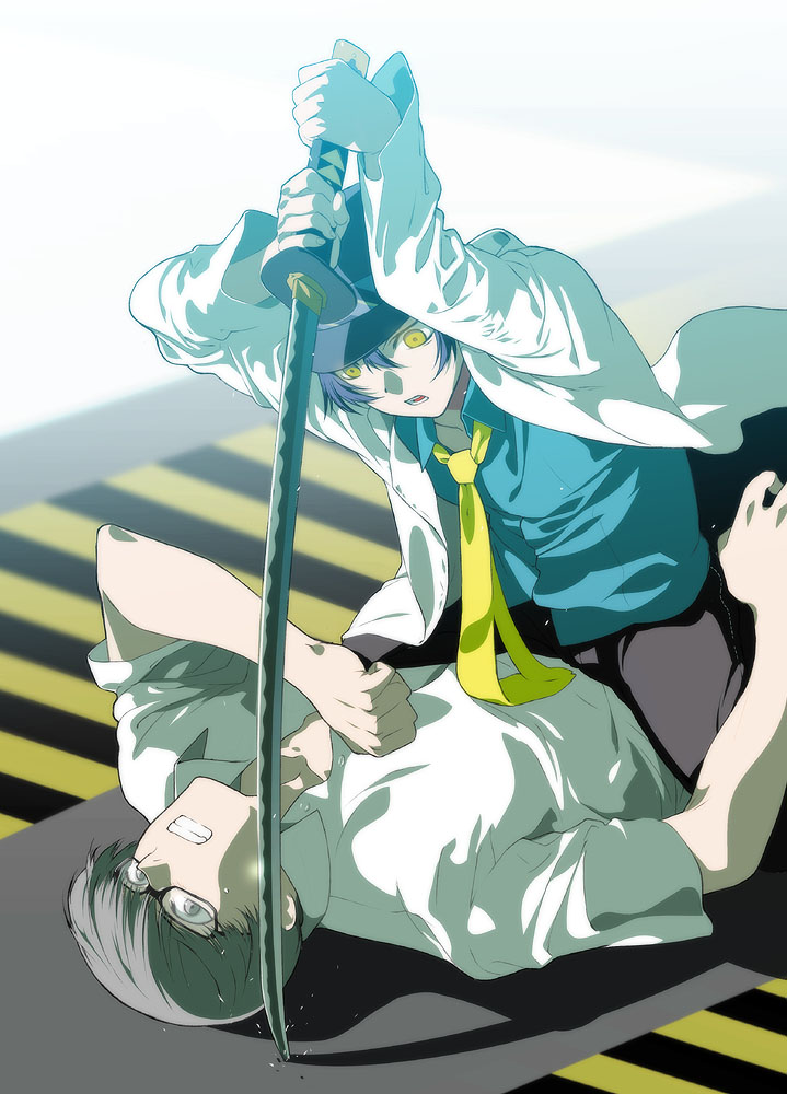 narukami yu and shirogane naoto (persona and 1 more)