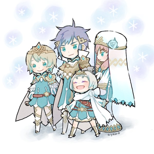 fjorm, gunnthra, ylgr, and hrid (fire emblem and 1 more) drawn by ayawo