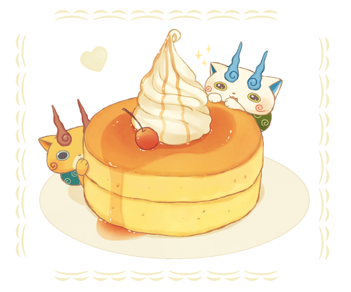 komasan and komajirou (youkai watch) drawn by ayu_(mog)
