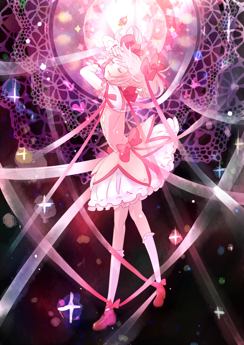 kaname madoka (mahou shoujo madoka magica) drawn by hanada_hyou
