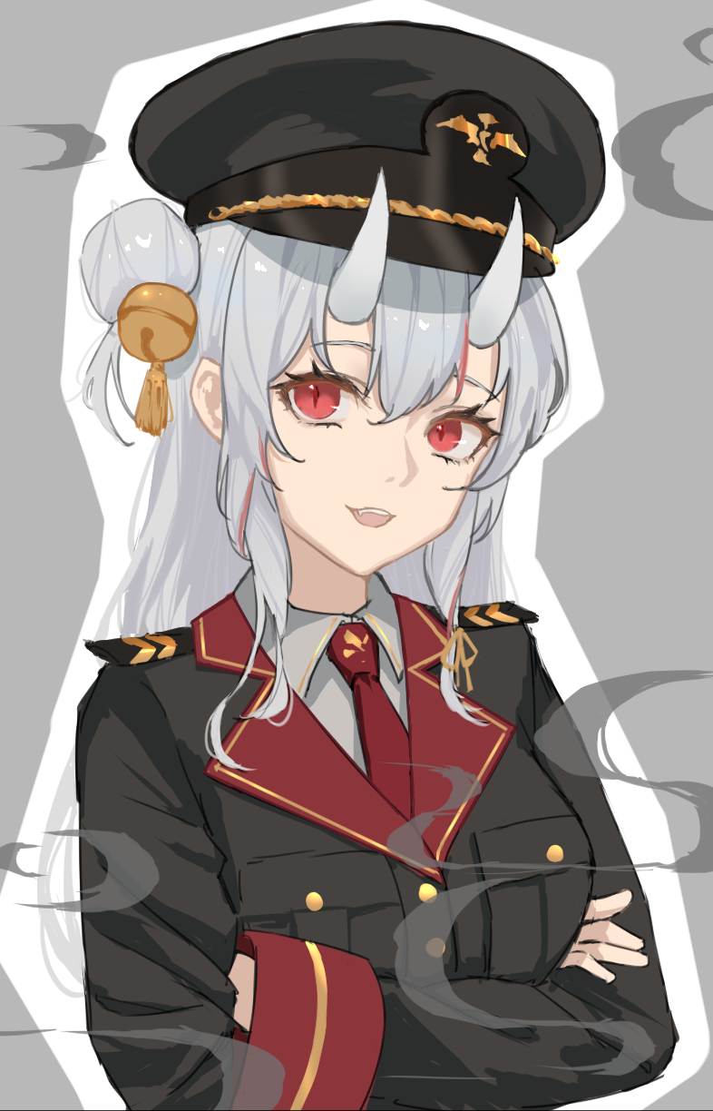 nakiri ayame (hololive and 1 more) drawn by cauchyconjugacy