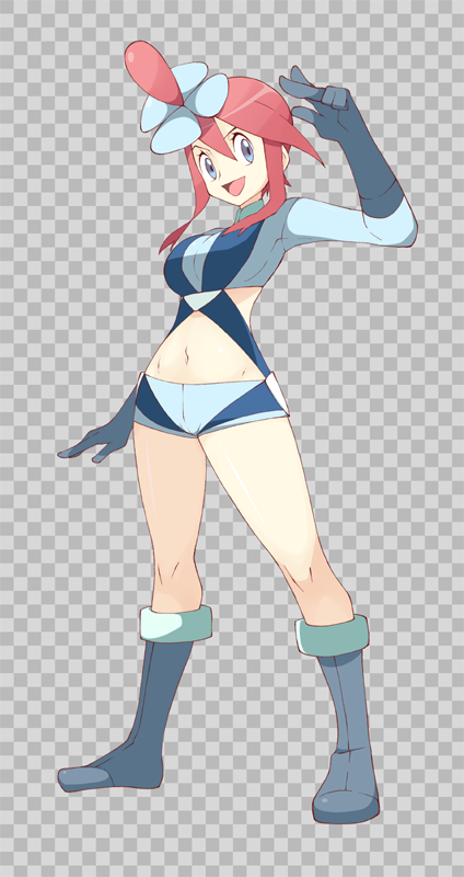 skyla (pokemon and 1 more) drawn by shigino_sohuzi