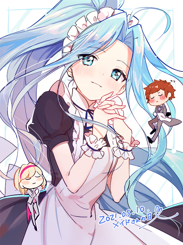 djeeta, gran, and lyria (granblue fantasy) drawn by cunonn