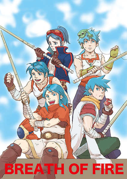 ryu (breath of fire and 5 more) drawn by niyatsuko