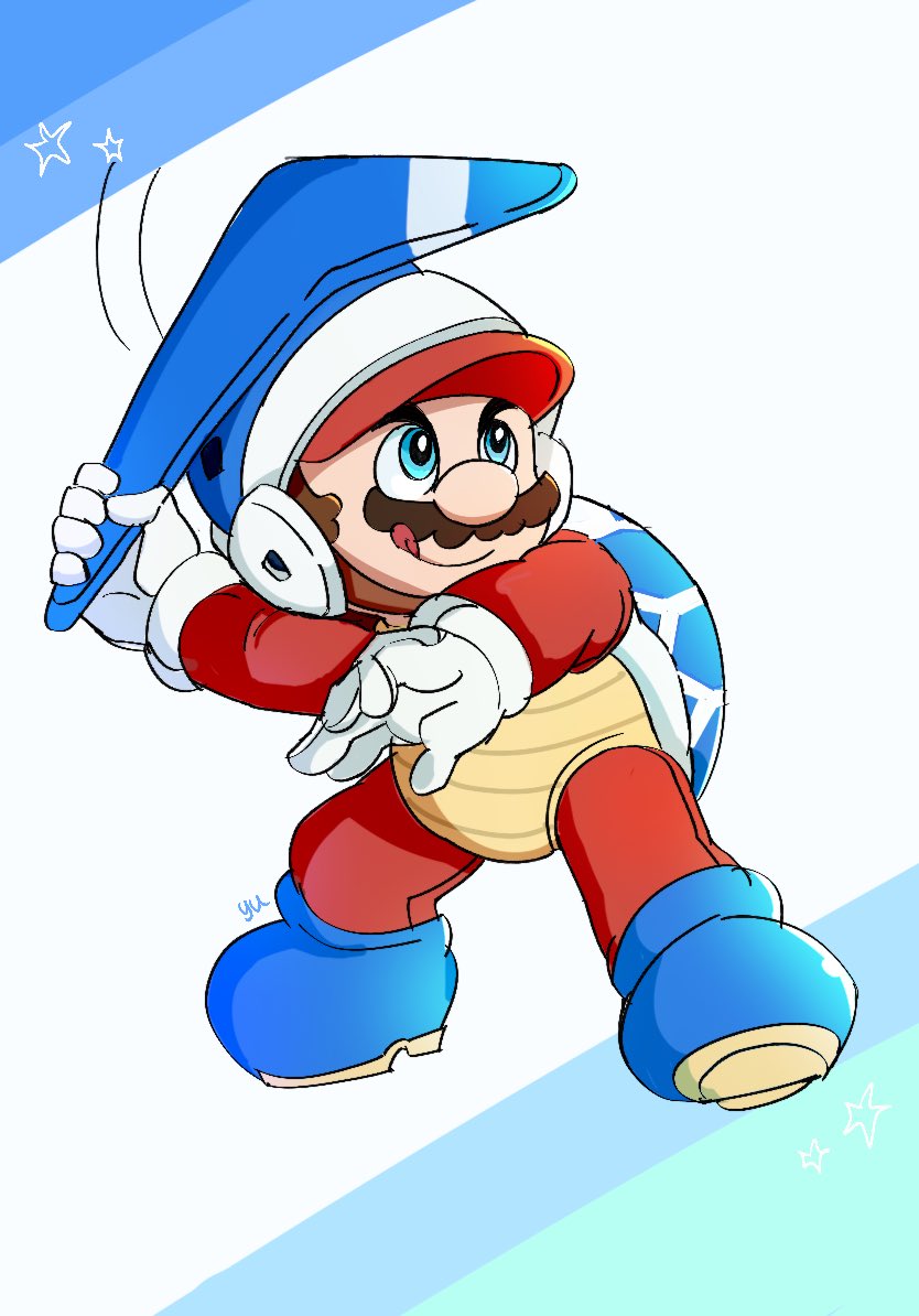 mario and boomerang mario (mario) drawn by agua_mp