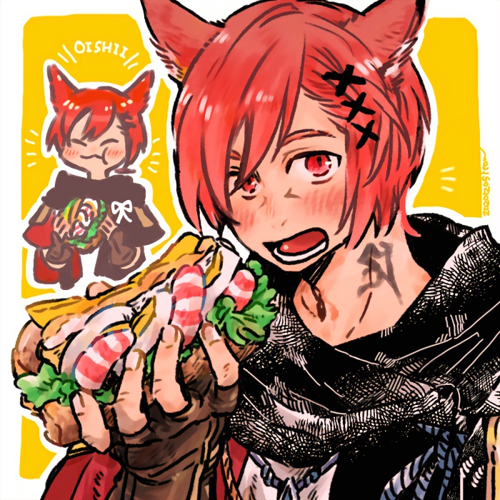 g'raha tia (final fantasy and 1 more) drawn by itowo_(itowc)
