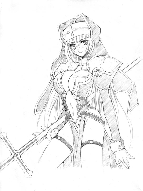 mariel and hamura mari (seitenshi yumiel) drawn by aoi_yuuji