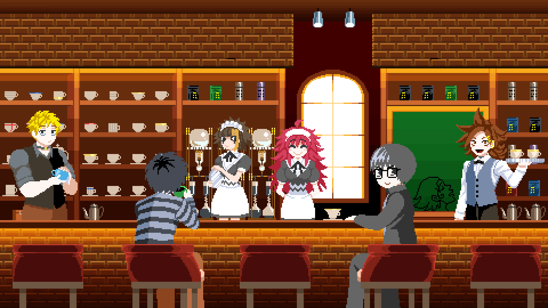 tazuna joe, shinogi keiji, egokoro nao, and yabusame reko (kimi ga shine) drawn by nannkizum