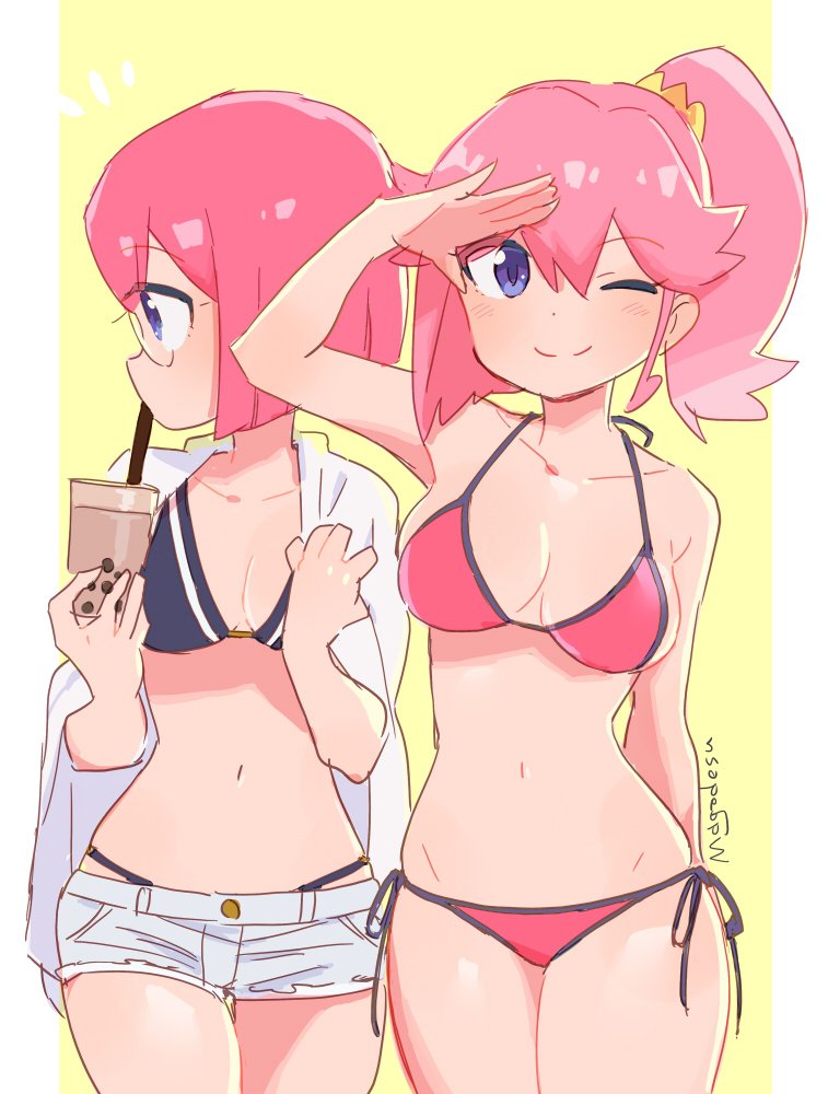 aina ardebit and heris ardebit (promare) drawn by mago