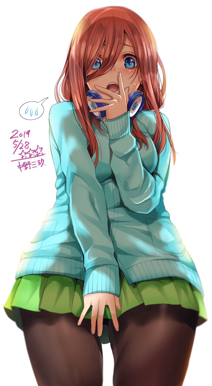 nakano miku (go-toubun no hanayome) drawn by gunjyou_(gunjyou_00)