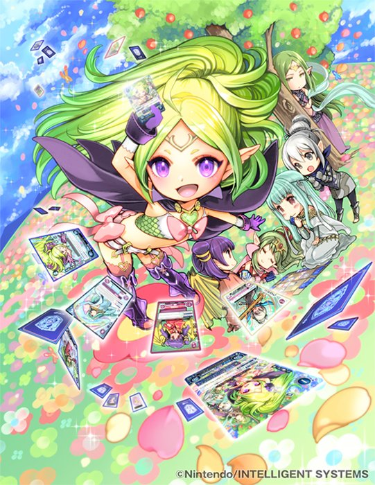 tiki, nowi, ninian, myrrh, female kana, and 1 more (fire emblem and 5 more) drawn by toyota_saori