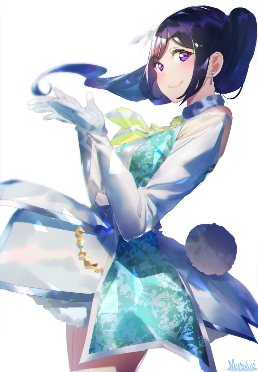 matsuura kanan (love live! and 1 more) drawn by marshall_(wahooo)