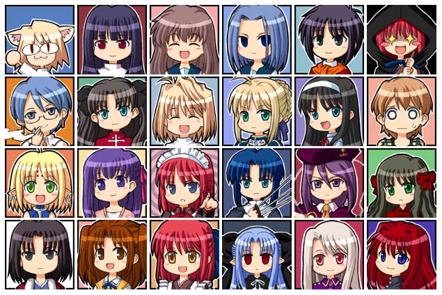 artoria pendragon, saber, tohsaka rin, illyasviel von einzbern, matou sakura, and 21 more (fate and 5 more) drawn by chaccu