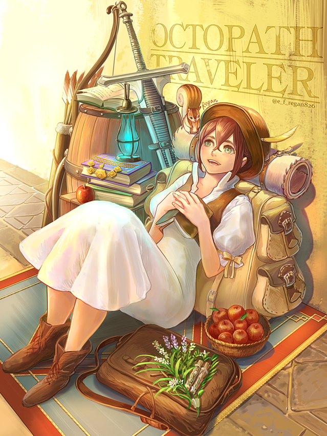 tressa colzione (octopath traveler and 1 more) drawn by regan_(hatsumi)