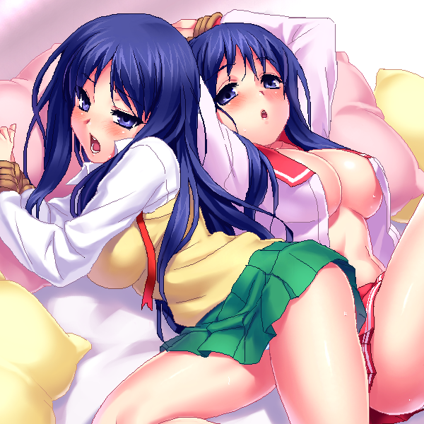 kurusugawa ayaka and kurusugawa serika (to heart) drawn by zen_(kamuro)