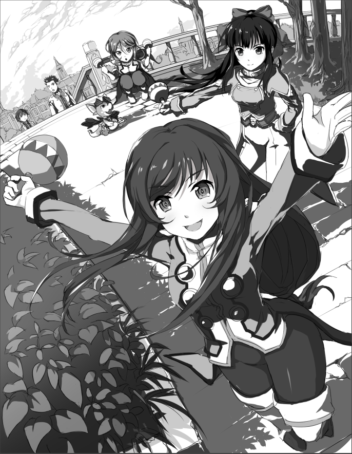 vyrn, shinguuji sakura, erica fontaine, gemini sunrise, oogami ichirou, and 1 more (granblue fantasy and 3 more) drawn by hellnyaa
