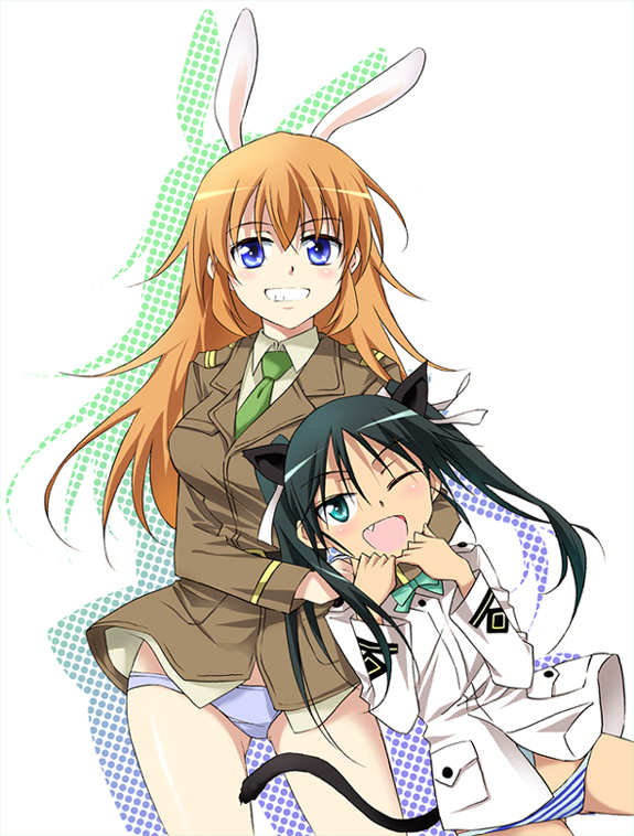 charlotte e. yeager and francesca lucchini (world witches series and 1 more) drawn by agahari