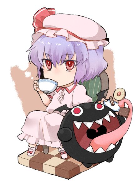 remilia scarlet and fernandez (touhou and 2 more) drawn by kuroneko_(44yen)