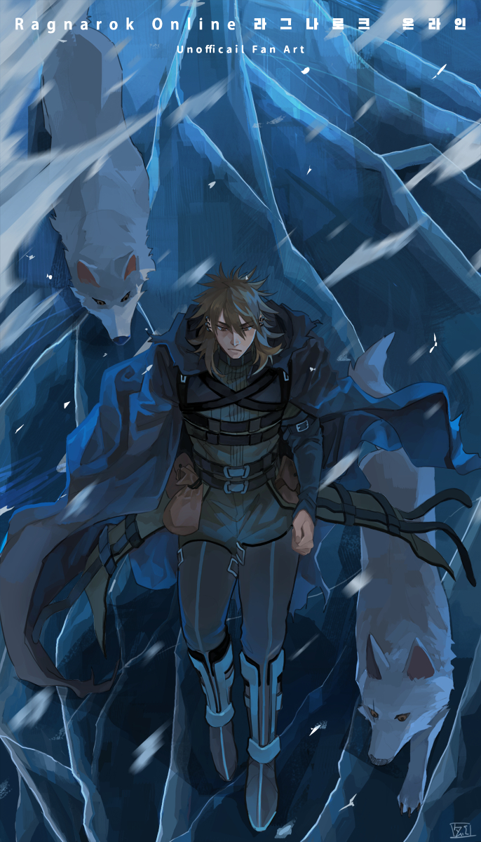shadow cross and wolf (ragnarok online) drawn by z.i