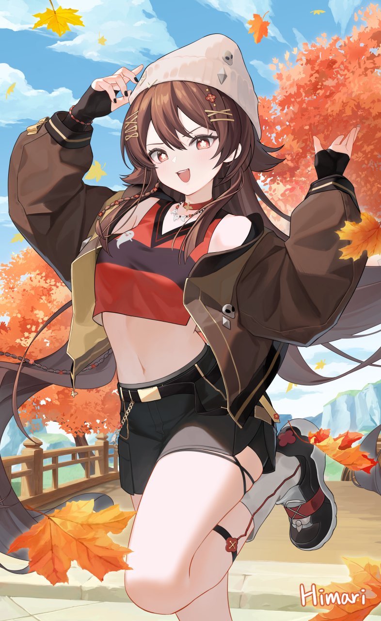 hu tao (genshin impact) drawn by himari_(himari_ttc)