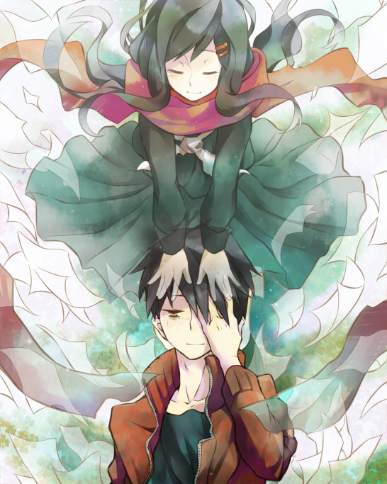 tateyama ayano and kisaragi shintarou (kagerou project and 1 more) drawn by poppo_(regretnamida)