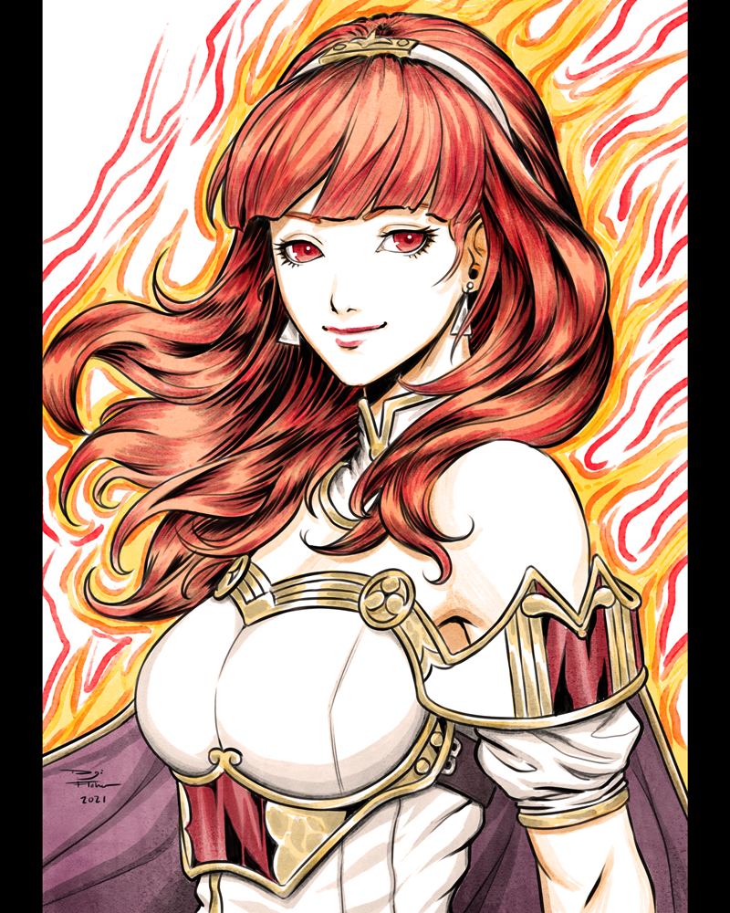 celica (fire emblem and 1 more) drawn by karn_kirk_ratanasin