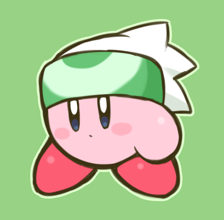 kirby and brendan (pokemon and 3 more) drawn by suta_(clusta)