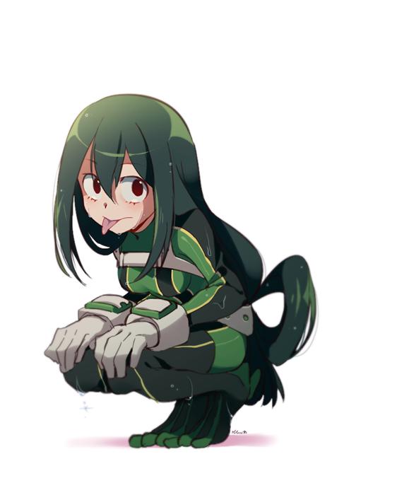 asui tsuyu (boku no hero academia) drawn by maro_(lij512)