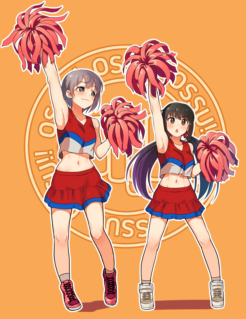 otokura yuuki and nakano yuka (idolmaster and 1 more) drawn by kamille_(vcx68)