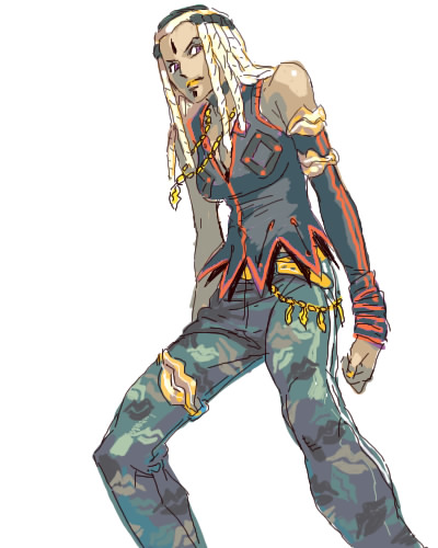 ermes costello (jojo no kimyou na bouken and 1 more) drawn by mahito_(tranjistor)