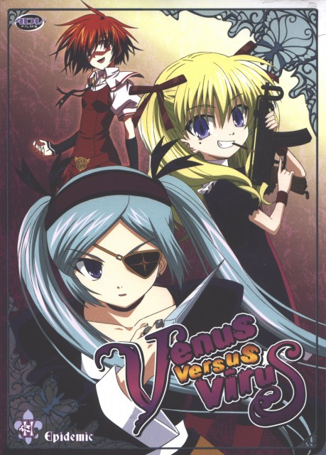 nahashi lucia, lola, and takahana sumire (venus versus virus) drawn by suzumi_atsushi